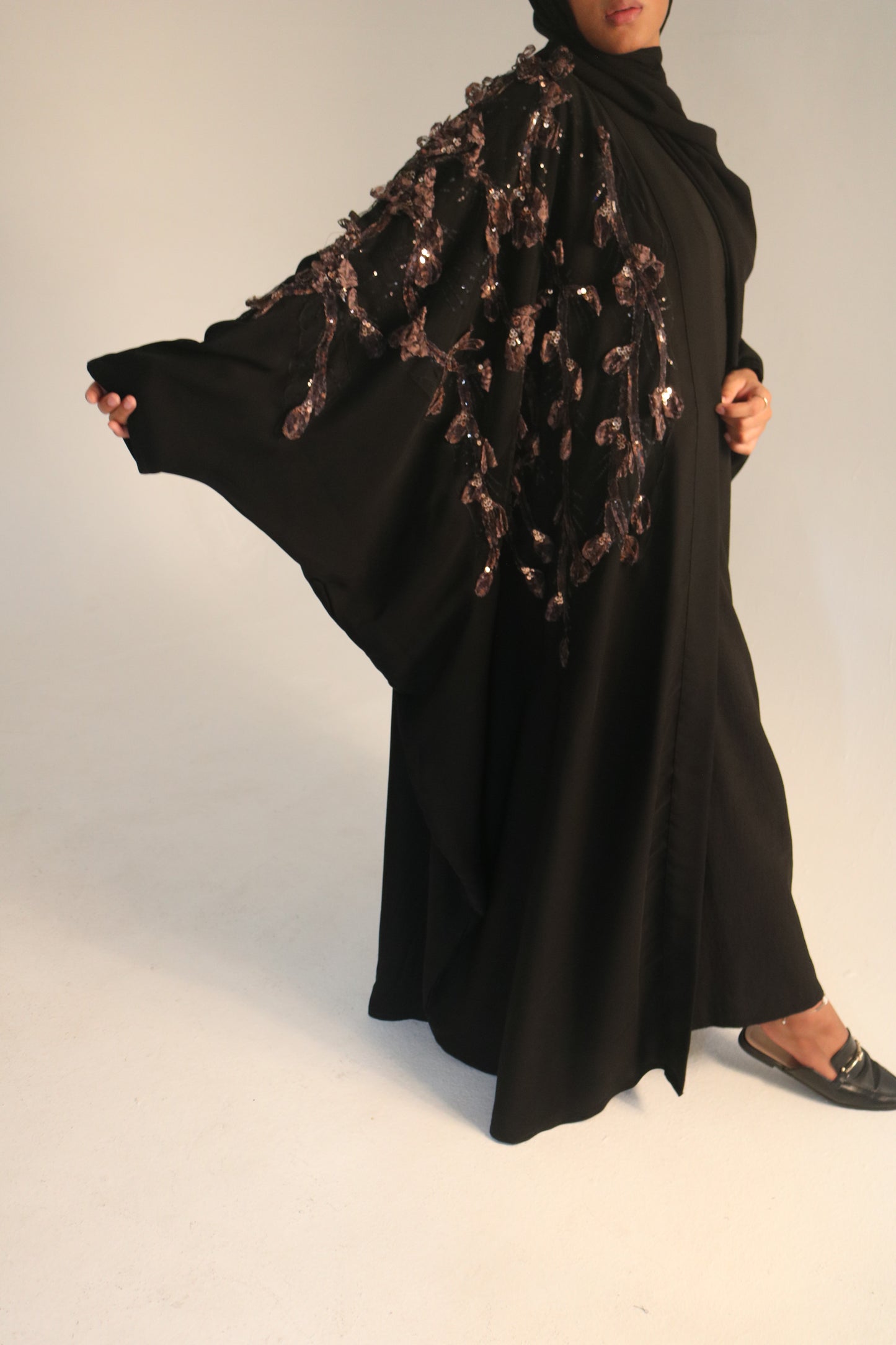 Black Farasha Abaya