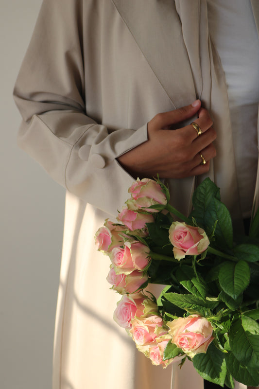 Petal Dusk Abaya