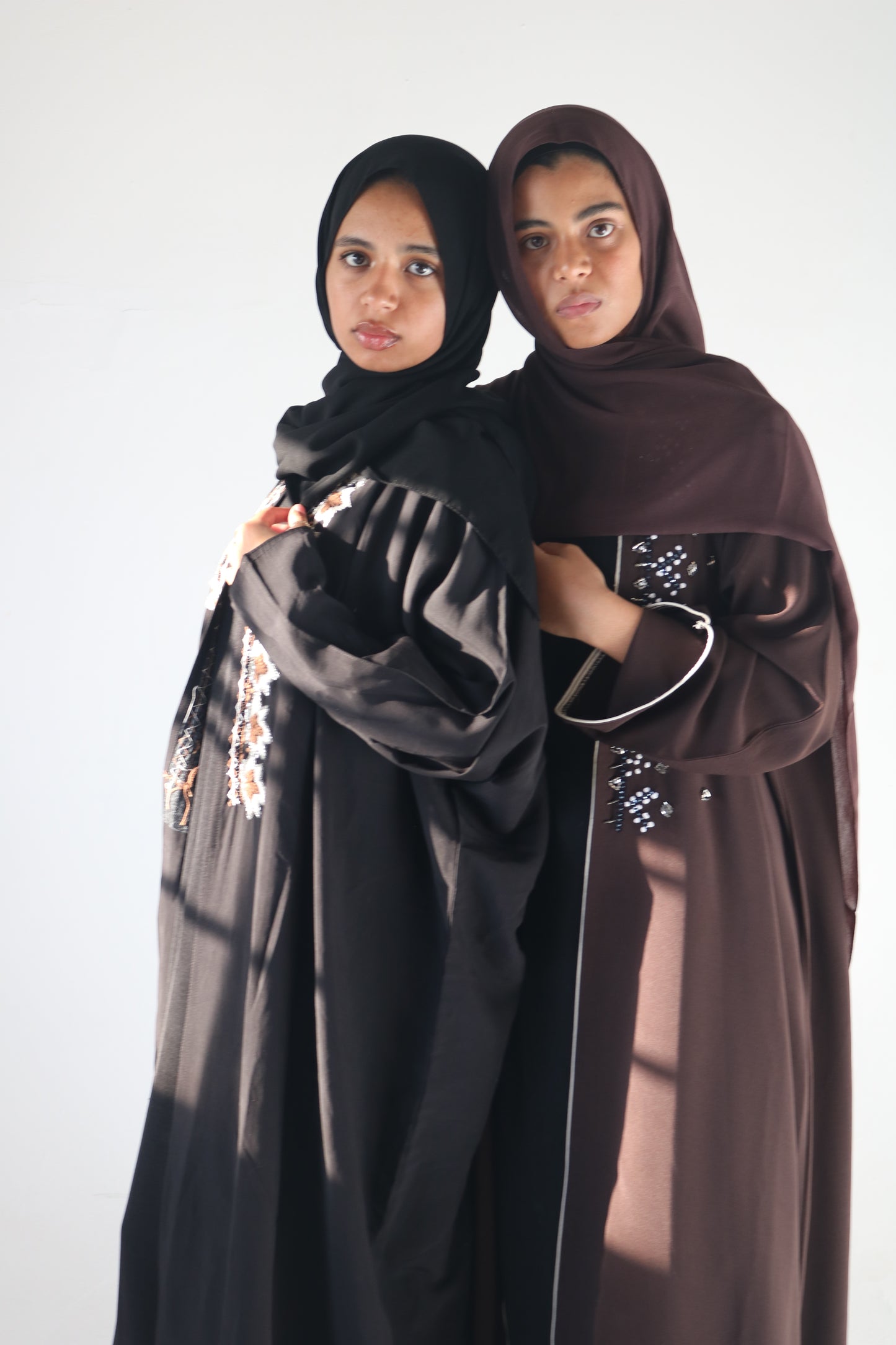 Midnight Petal Abaya